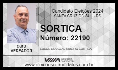 Candidato SORTICA 2024 - SANTA CRUZ DO SUL - Eleições