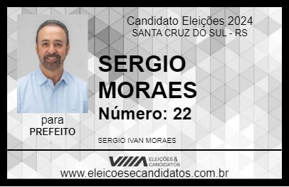 Candidato SERGIO MORAES 2024 - SANTA CRUZ DO SUL - Eleições