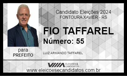 Candidato FIO TAFFAREL 2024 - FONTOURA XAVIER - Eleições