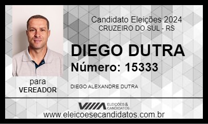 Candidato DIEGO DUTRA 2024 - CRUZEIRO DO SUL - Eleições