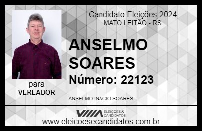 Candidato ANSELMO SOARES 2024 - MATO LEITÃO - Eleições