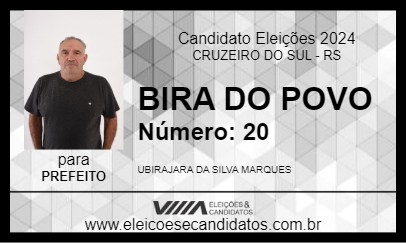 Candidato BIRA DO POVO 2024 - CRUZEIRO DO SUL - Eleições