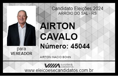 Candidato AIRTON CAVALO 2024 - ARROIO DO SAL - Eleições