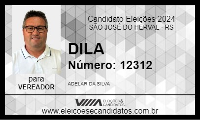 Candidato DILA  2024 - SÃO JOSÉ DO HERVAL - Eleições