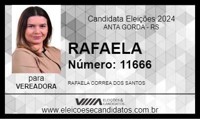 Candidato RAFAELA 2024 - ANTA GORDA - Eleições