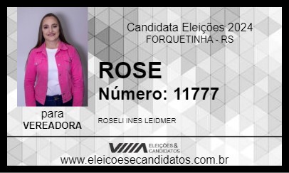 Candidato ROSELI LEIDMER 2024 - FORQUETINHA - Eleições