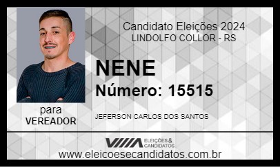 Candidato NENE 2024 - LINDOLFO COLLOR - Eleições