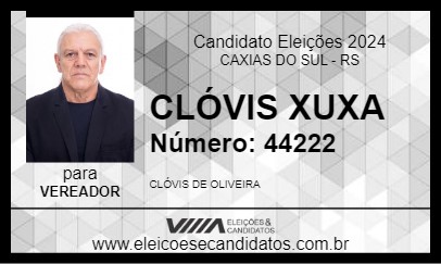 Candidato CLÓVIS XUXA 2024 - CAXIAS DO SUL - Eleições