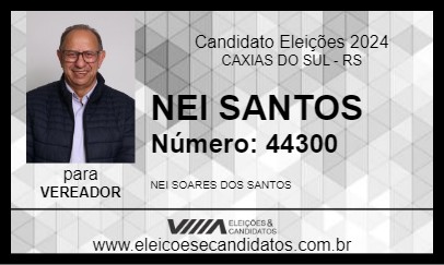 Candidato NEI SANTOS 2024 - CAXIAS DO SUL - Eleições