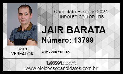 Candidato JAIR BARATA 2024 - LINDOLFO COLLOR - Eleições