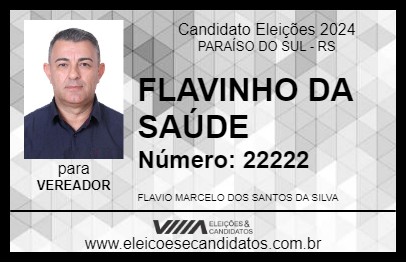 Candidato FLAVINHO MOTORISTA 2024 - PARAÍSO DO SUL - Eleições