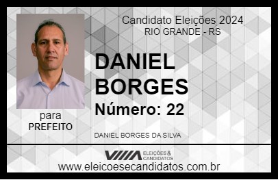 Candidato DANIEL BORGES 2024 - RIO GRANDE - Eleições