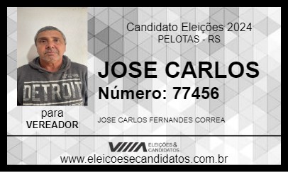 Candidato JOSE CARLOS 2024 - PELOTAS - Eleições