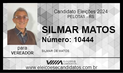 Candidato SILMAR MATOS 2024 - PELOTAS - Eleições