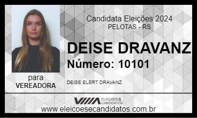 Candidato DEISE DRAVANZ 2024 - PELOTAS - Eleições