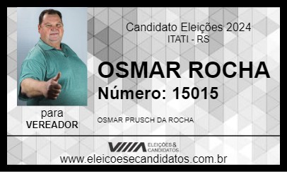 Candidato OSMAR ROCHA 2024 - ITATI - Eleições