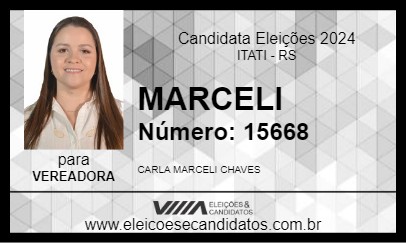 Candidato MARCELI 2024 - ITATI - Eleições