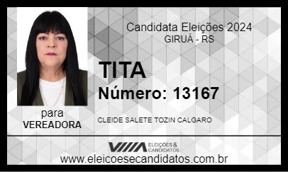 Candidato TITA 2024 - GIRUÁ - Eleições