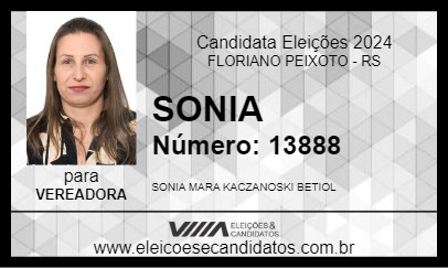 Candidato SONIA 2024 - FLORIANO PEIXOTO - Eleições