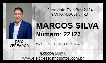 Candidato MARCOS SILVA  2024 - SANTO AUGUSTO - Eleições