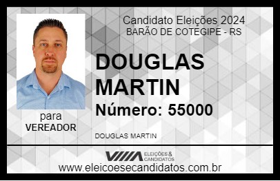 Candidato DOUGLAS MARTIN 2024 - BARÃO DE COTEGIPE - Eleições