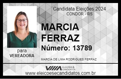 Candidato MARCIA FERRAZ 2024 - CONDOR - Eleições