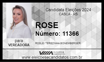 Candidato ROSE 2024 - CASCA - Eleições