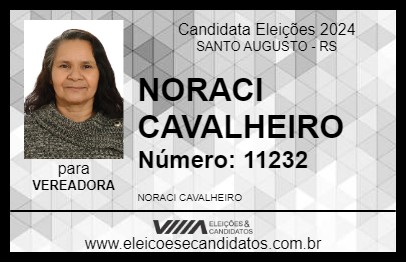 Candidato NORACI CAVALHEIRO 2024 - SANTO AUGUSTO - Eleições