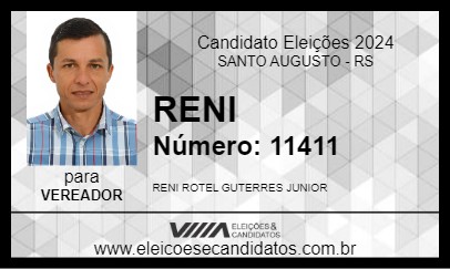 Candidato RENI 2024 - SANTO AUGUSTO - Eleições