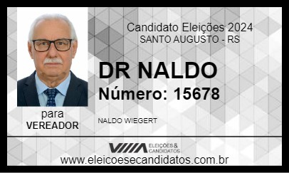 Candidato DR NALDO 2024 - SANTO AUGUSTO - Eleições