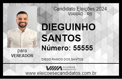 Candidato DIEGUINHO SANTOS 2024 - VIAMÃO - Eleições