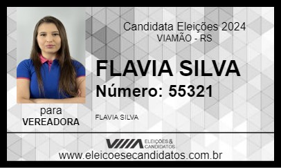 Candidato FLAVIA SILVA 2024 - VIAMÃO - Eleições