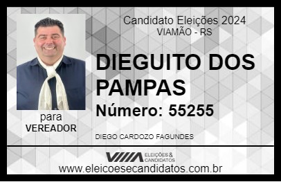 Candidato DIEGUITO DOS PAMPAS 2024 - VIAMÃO - Eleições