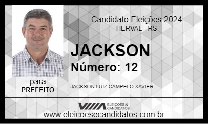 Candidato JACKSON 2024 - HERVAL - Eleições