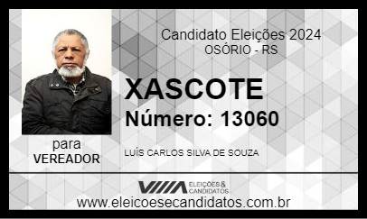 Candidato XASCOTE 2024 - OSÓRIO - Eleições