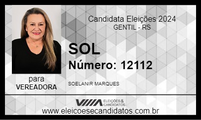 Candidato SOL 2024 - GENTIL - Eleições