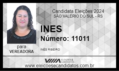 Candidato INES 2024 - SÃO VALÉRIO DO SUL - Eleições