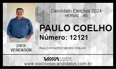 Candidato PAULO COELHO 2024 - HERVAL - Eleições