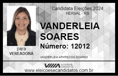 Candidato VANDERLEIA SOARES 2024 - HERVAL - Eleições