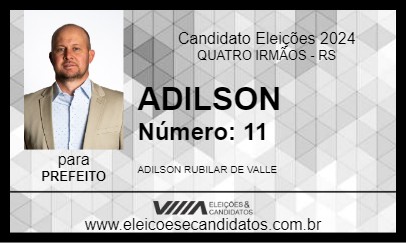 Candidato ADILSON 2024 - QUATRO IRMÃOS - Eleições