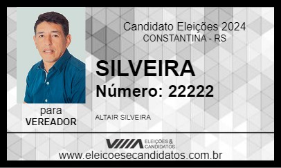 Candidato SILVEIRA 2024 - CONSTANTINA - Eleições