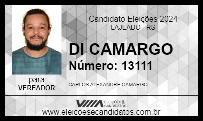 Candidato DI CAMARGO 2024 - LAJEADO - Eleições