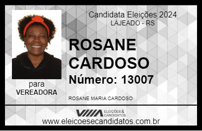 Candidato ROSANE CARDOSO 2024 - LAJEADO - Eleições