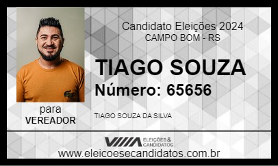 Candidato TIAGO SOUZA 2024 - CAMPO BOM - Eleições