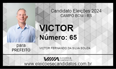 Candidato VICTOR 2024 - CAMPO BOM - Eleições