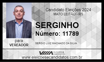 Candidato SERGINHO 2024 - MATO LEITÃO - Eleições