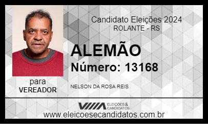 Candidato ALEMÃO 2024 - ROLANTE - Eleições