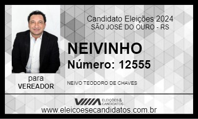 Candidato NEIVINHO 2024 - SÃO JOSÉ DO OURO - Eleições