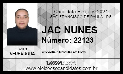 Candidato JAC NUNES 2024 - SÃO FRANCISCO DE PAULA - Eleições