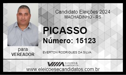 Candidato PICASSO 2024 - MACHADINHO - Eleições